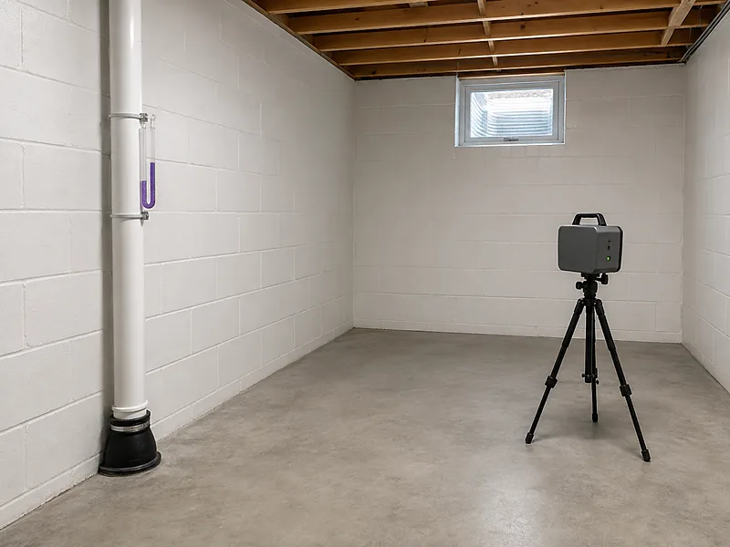 Post-mitigation radon testing under closed-house conditions